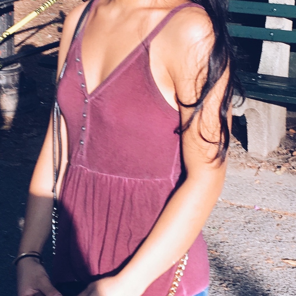 American Eagle Button strap Top